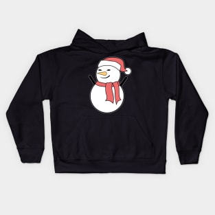 Cute Snowman Kids Hoodie